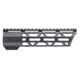 JL Billet Angled M-Lok Free-Float Handguard, AR15, 8 inch, Black JLB-MLA-8-A
