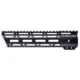 JL Billet Angled M-Lok Free-Float Handguard, 9 inch, Black, JLB-MLA-9-A
