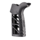 JL Billet AR Raw Aluminum Grip Slash Cut, Skeletonized, Black JLB-AR-GRIP-A