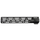 JL Billet Straight Cut M-Lok Handguard, High Profile, AR10, .308, 12.8 inch, Black JLB-MLS-308-12H-A