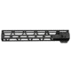 JL Billet Straight Cut M-Lok Handguard, Low Profile, AR10, .308, 12.8 inch, Black JLB-MLS-308-12L-A