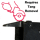JMac Customs 1913 Adapter for Stamped AKM Receiver, Hardcoat Anodized, RSA-AKM