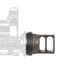 JMac Customs 2C 24-1.5 2-Port Muzzle Brake with Suppressor Mount, Facemount X37 Bravo, Black, RRD-2C-24F-X37