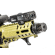 JMac Customs 360 1/2-28 X37 Muzzle Brake with Bravo Suppressor Mount and Blast Shield, Black Nitride, RRD-360-28S-X37+BDS-37