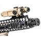 JMac Customs 360 1/2-28 X37 Muzzle Brake with Bravo Suppressor Mount and Blast Shield, Black Nitride, RRD-360-28S-X37+BDS-37