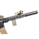 JMac Customs 360 1/2-28 X37 Muzzle Brake with Bravo Suppressor Mount and Blast Shield, Black Nitride, RRD-360-28S-X37+BDS-37