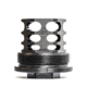 JMac Customs 360 1/2-28 X37 Muzzle Brake with Bravo Suppressor Mount and Blast Shield, Black Nitride, Black, RRD-360-28S-X37+BDS-37
