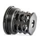 JMac Customs 360 1/2-28 X37 Muzzle Brake with Bravo Suppressor Mount and Blast Shield, Black Nitride, RRD-360-28S-X37+BDS-37