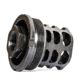 JMac Customs 360 1/2-28 X37 Muzzle Brake with Bravo Suppressor Mount and Blast Shield, Black Nitride, RRD-360-28S-X37+BDS-37