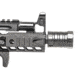 JMac Customs 360 14-1LH Muzzle Brake with Wolfman Suppressor Mount, Facemount X20, Black, RRD-360-14F-X20