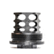 JMac Customs 360 5/8-24 X37 Muzzle Brake with Bravo Suppressor Mount and Blast Shield, Black Nitride, Black, RRD-360-30S-X37+BDS-37