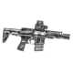 JMac Customs 360 5/8-24 X37 Muzzle Brake with Bravo Suppressor Mount, Black Nitride, RRD-360-30S-X37