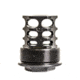JMac Customs 360 .578S-28 X12 45 Muzzle Brake with Alpha Suppressor Mount, Black Nitride, Black, 360578SX1245