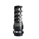 JMac Customs 4C 14-1LH 4-Port Muzzle Brake with KeyMount, Black Nitride, RRD-4C-14F-KM