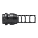 JMac Customs 4C FAL Inch 9/16x24 4-Port Muzzle Brake with KeyMount, Black Nitride, RRD-4C-16F-KM