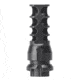 JMac Customs 4C FAL Inch 9/16x24 4-Port Muzzle Brake with KeyMount, Black Nitride, RRD-4C-16F-KM