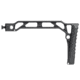 JMac Customs SS-8RP Skeleton Stock 8'' w/ Rise, Black, SS-8RP