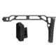 JMac Customs SS-9RP Skeleton Stock w/ Rubber Butt Pad for 4.5mm Folding Aks, 9in, SS-9RP+SM-4.5