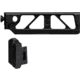 JMac Customs ST-5 Skeletonized Tube for Compact M4 Stocks for 5.5mm Folding AKs, Black, ST-5+SM-5.5