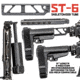 JMac Customs ST-6 Skeletonized Tube, 6in, Black, ST-6