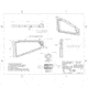 JMac Customs TS-8R Triangle Stock for 4.5mm Folding AKs, 8in, TS-8R+SM-4.5