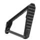 JMac Customs TS-9P Stock 4.5mm Folding Aks w/Rubber Butt Pad, Black, TS-9P+SM-4.5