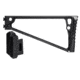 JMac Customs TS-9P Stock 5.5mm Folding Aks w/Rubber Butt Pad, Black, TS-9P+SM-5.5