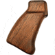 JMK Wood AR-15 Grip, Smooth, ARG01