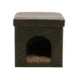 JOBAR Pet Parade Brown Pet Ottoman, 15in x 15in x 15in JB6249BRN