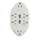 JOBAR USB Outlet Multiplier, White JB7059