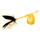 Joes Flies Short Striker Premium In-Line Spinner Fly, Sz 8, 1/8 oz Black Gnat, 127-818