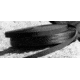 John Howard Company Flat Webbing, Black, 2 in x 300 ft 900298