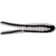 Johnson Nickel Blade Hard Bait, 1/4 oz, 2in / 5cm, Hook Size 4, Nickel Blade, White/Black Stripe, 1119473