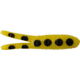 Johnson Nickel Blade Hard Bait, 1/16 oz, 1 1/8in / 3cm, Hook Size 1, Nickel Blade, Yellow/Black Spots, 1119422