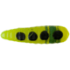 Johnson Nickel Blade Hard Bait, 1/4 oz, 2in / 5cm, Hook Size 4, Nickel Blade, Chartreuse/Black Spots, 1119467
