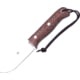 Joker Knives Bushcraft Survival Fixed Blade Knife, 8.75in Overall, 4in Satin 1.4116 SS Drop Point, Brown Canvas Micarta Handle, Brown Leather Belt Sheath, Brown, CM112