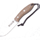 Joker Knives Canadian Fixed Blade Knife, 4.25 satin finish 14C28N Sandvik stainless blade, Natural canvas micarta handle, CM114