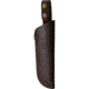 Joker Knives Nessmuk Fixed Blade Walnut Knife, 9in Overall, 4.5in Satin 14C28N Sandvik Blade, Walnut Handle, Leather Sheath, CN136