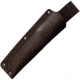 Joker Knives Nomad Fixed Blade Walnut Knife, 10in Overall, 5in Satin Bohler N695 Blade, Walnut Handle, Leather Sheath, CN125