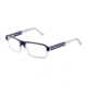 JOOP! 81077 Bifocal Prescription Eyeglasses - Blue Frame and Clear Lens 81077-6587BI