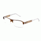 JOOP! 81077 Bifocal Prescription Eyeglasses - Brown Frame and Clear Lens 81077-6338BI