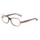 JOOP! 81082 Single Vision Prescription Eyeglasses - Pink Frame and Clear Lens 81082-6638SV