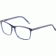 JOOP! 81156 Single Vision Prescription Eyeglasses, Dark Blue Frame, 81156-4302SV