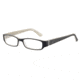Morgan 201033 Bifocal Prescription Eyeglasses - Black Frame and Clear Lens 201033-6240BI