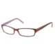 Morgan 201044 Bifocal Prescription Eyeglasses - Violet Frame and Clear Lens 201044-6325BI