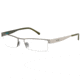 Morgan 203124 Bifocal Prescription Eyeglasses - Black Frame and Clear Lens 203124-429BI
