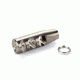 JP Enterprises 3-Port Compensator, 1/2-28 TPI, .750 OD, .281 Exit, Polished Titanium, Silver, JPTRE3-2TI