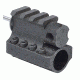 JP Enterprises .750 Adj. Gas Block With Step Valve And Mid-Length Gas Tube, Stainless Steel, Black, Black JPGS-6M