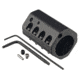 JP Enterprises .936 Bore Alum. Gas Block with Detent Gas Adjustment, Black, JPGS-8D