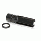 Flash Hider, 1/2-28 TPI, .850 Diameter, .281 Exit, QPQ, Black